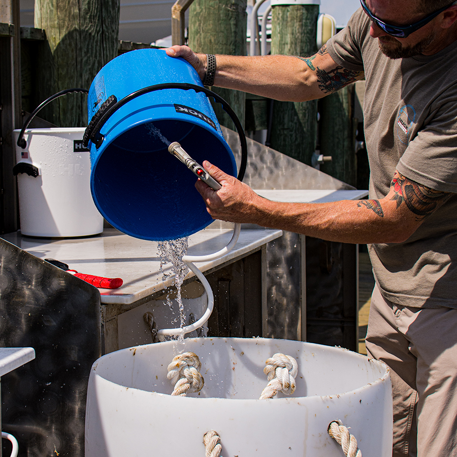 Huck Bucket - Black N' Blue - Image 7